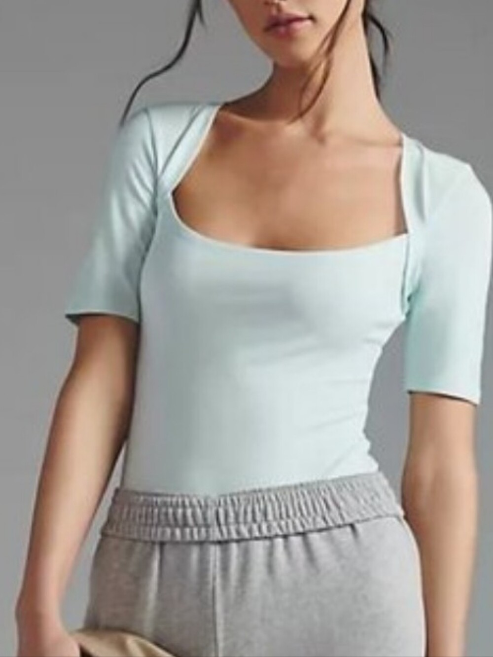 Anthropologie Shrug Bodysuit Size S Blue